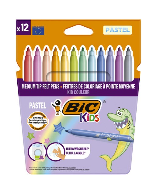 Imagem 0 de Pack 12 Marcadores Kid Couleur Pastel