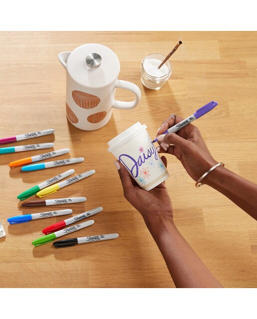 Caixa de 18 canetas de FeltroPermnente Sharpie Fine - Multicolor Multicolor-15