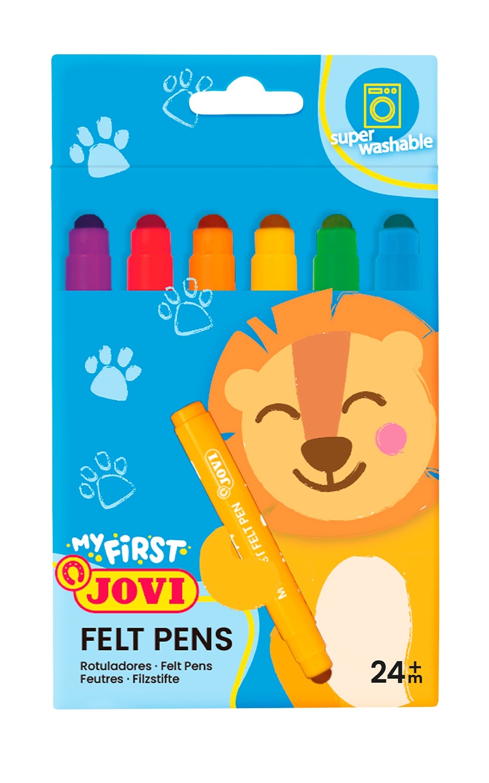 Imagen 0 de MY FIRST Felt Pen 6 rotuladores Jovi Multicolor