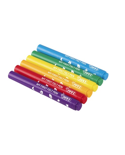 My First Felt Pen 6 canetas feltro Jovi Multicolor Multicolor-5