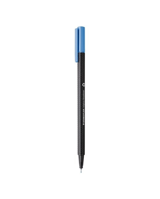 Marcadores Staedtler fineliner da mesma cor Azul-1