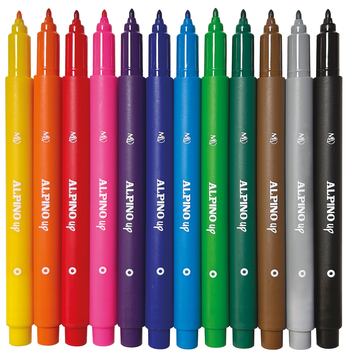 Estojo de 12 canetas de feltro Alpino Up com ponta de 1 mm e 12 cores 3