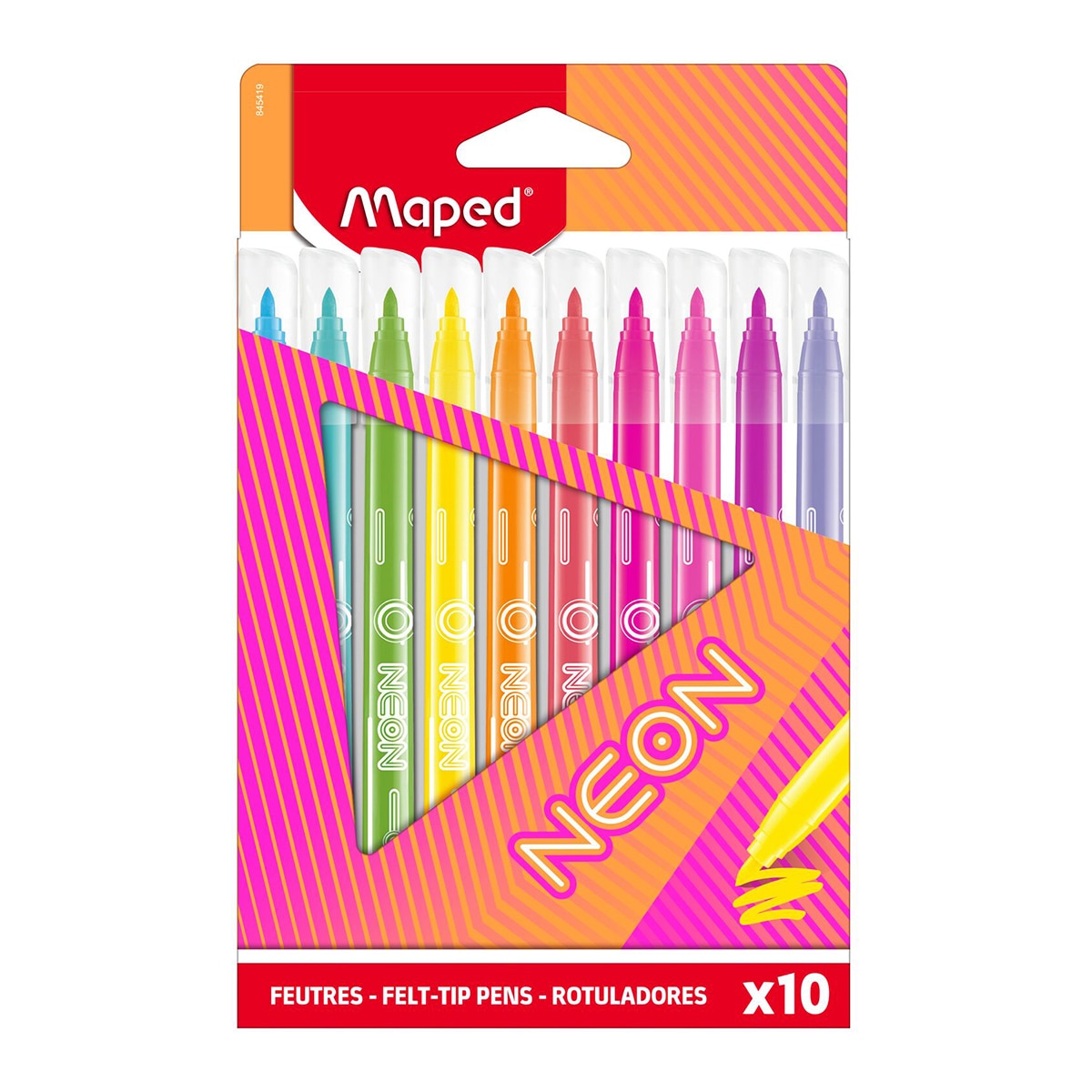 Imagen 0 de Pack 10 rotuladores de es fluorescentes Maped multicolor