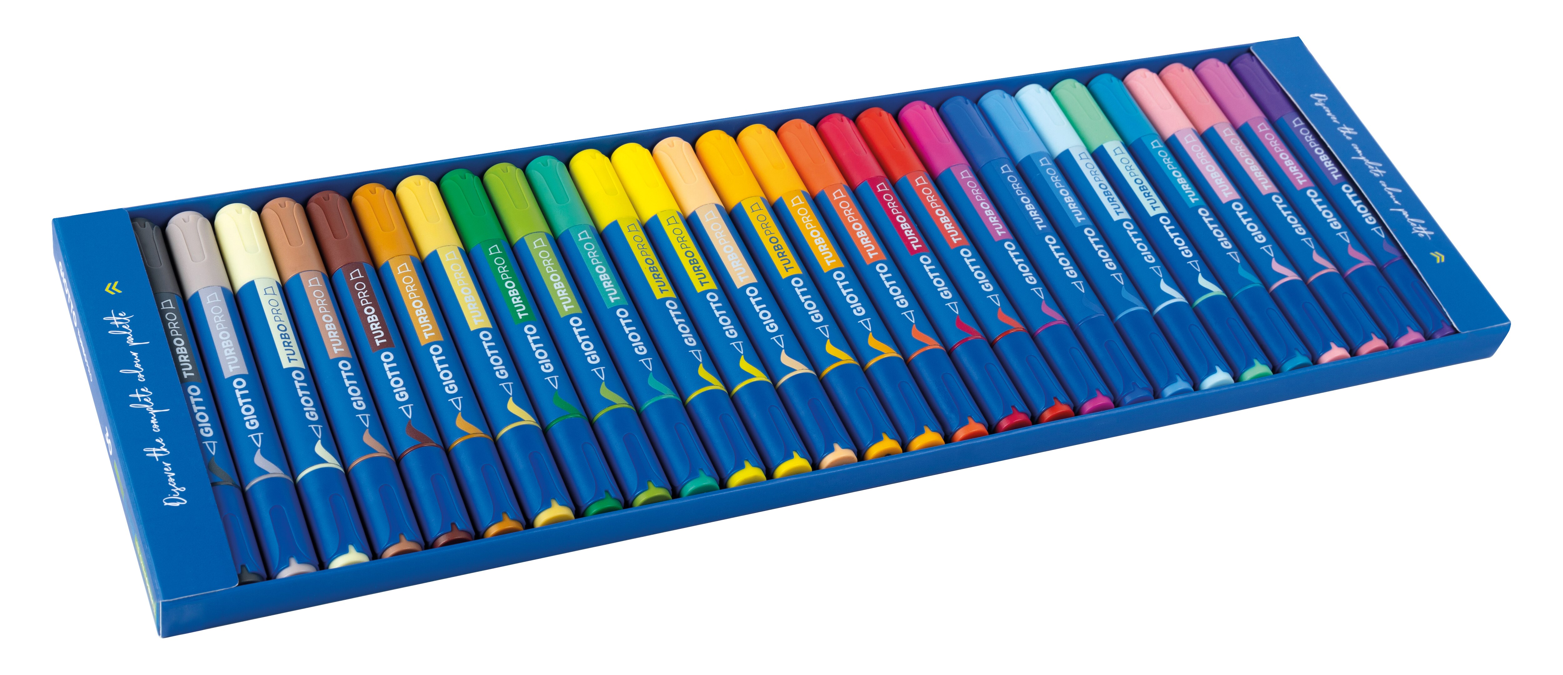 Rotuladores de doble punta, forma redonda, 30 unidades, Turbo Pro GIOTTO, colores surtidos Multicolor-3