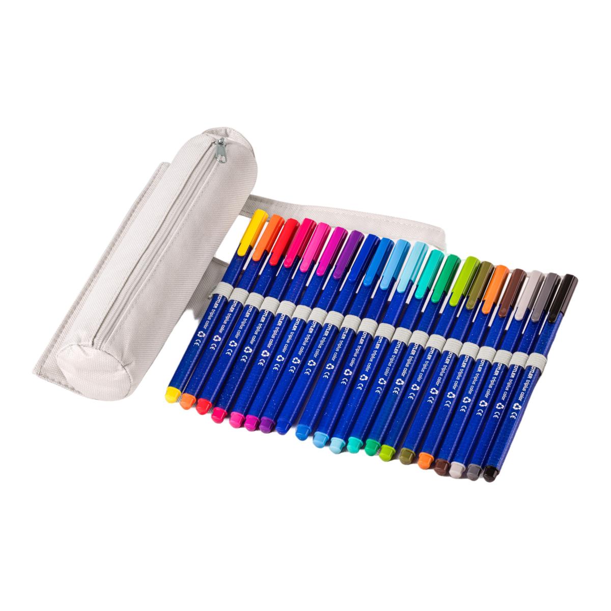 Marcadores STAEDTLER de 20 Cores, Cores Variadas Multicolor-2