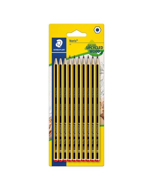 Imagen 0 de Blister 10 Lápices de Grafito Noris Nº 2 (HB) Staedtler