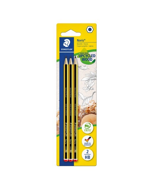 Blister 3 Lápices Noris Nº 2 Staedler