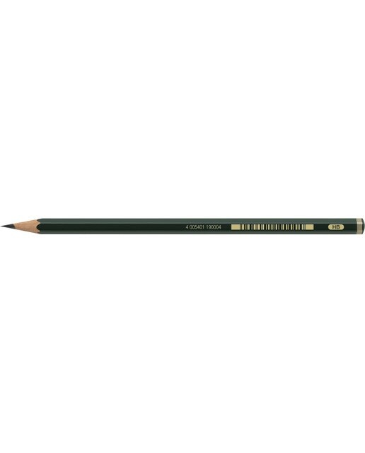 Lápiz CASTELL 9000 Graduación HB para Escribir y Abocetar Faber Castell Negro Negro-2