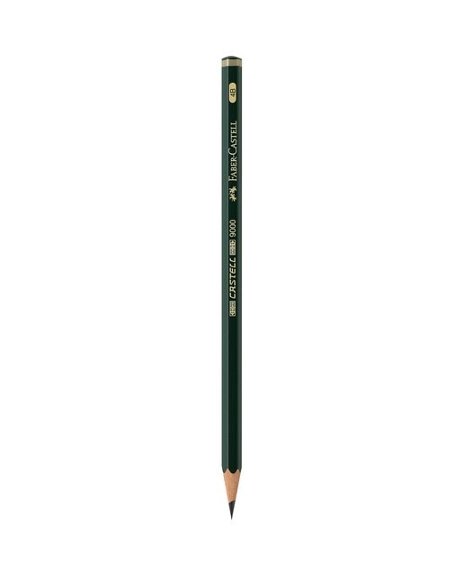 Imagen 0 de Lápiz CASTELL 9000 Graduación 4B para Escribir y Abocetar Faber Castell Negro