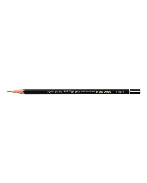 Imagen 0 de Lápiz de Grafito Premium MONO 100 Dureza 6B Tombow
