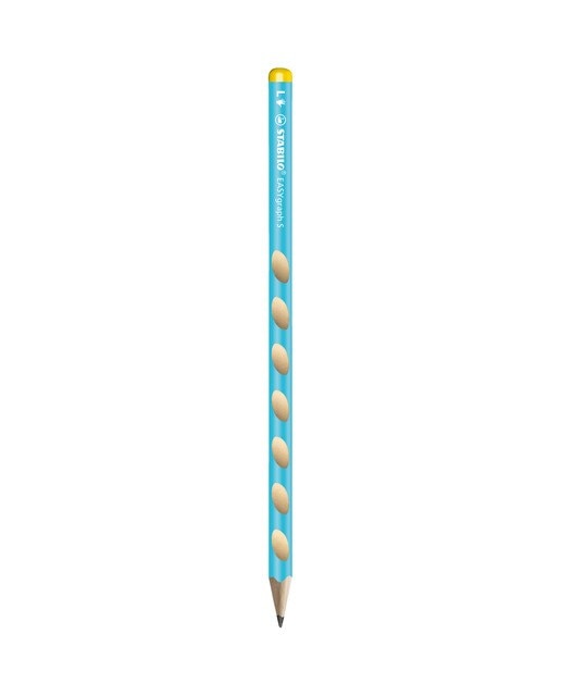 Lápis Grafite Triangular Fino Easy Graph S HB Ergonómico Canhotos Cor Azul Azul-1