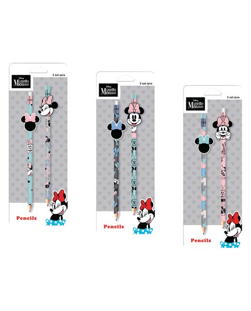 Lapis HB com Borracha Minnie Mouse Coolpack Sortido-1