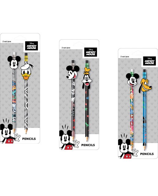Lápis HB com borracha Mickee Mouse Coolpack Sortido-1