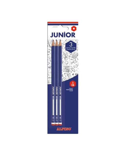 Blister de 3 Lápis de Grafite Júnior 1