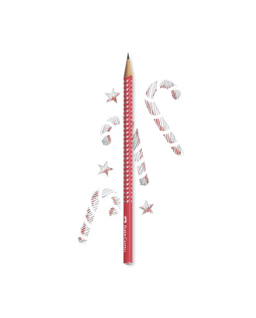 Lápis de Grafite Sparkle Candy Cane Candy Cane-3