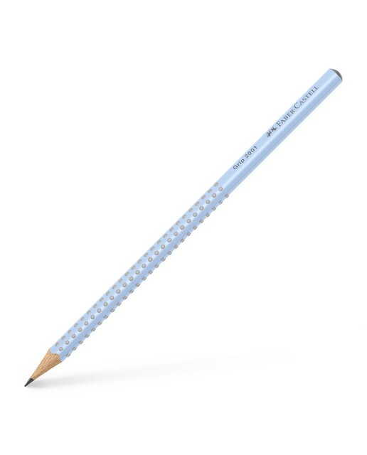 Lápiz Grip HB triangular ergonómico Faber-Castell sky blue Sky Blue-3