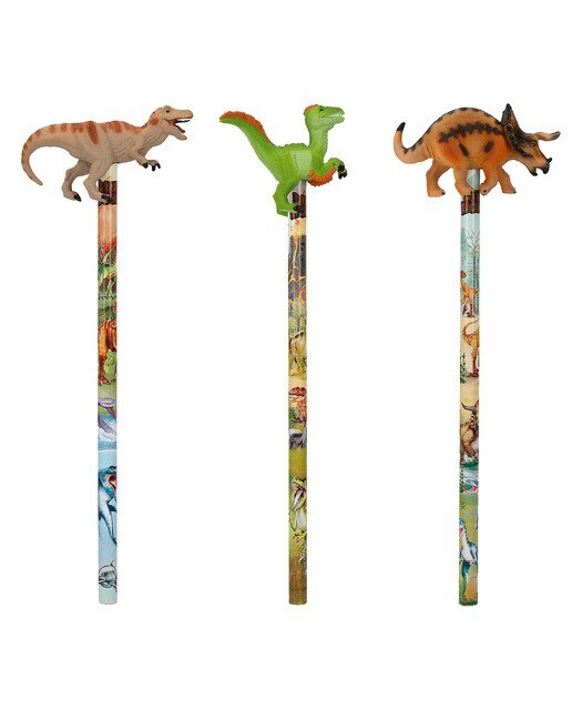 Lápis com figura de dinossauro Dino World 2
