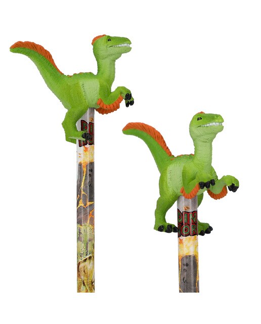 Lápis com figura de dinossauro Dino World 4