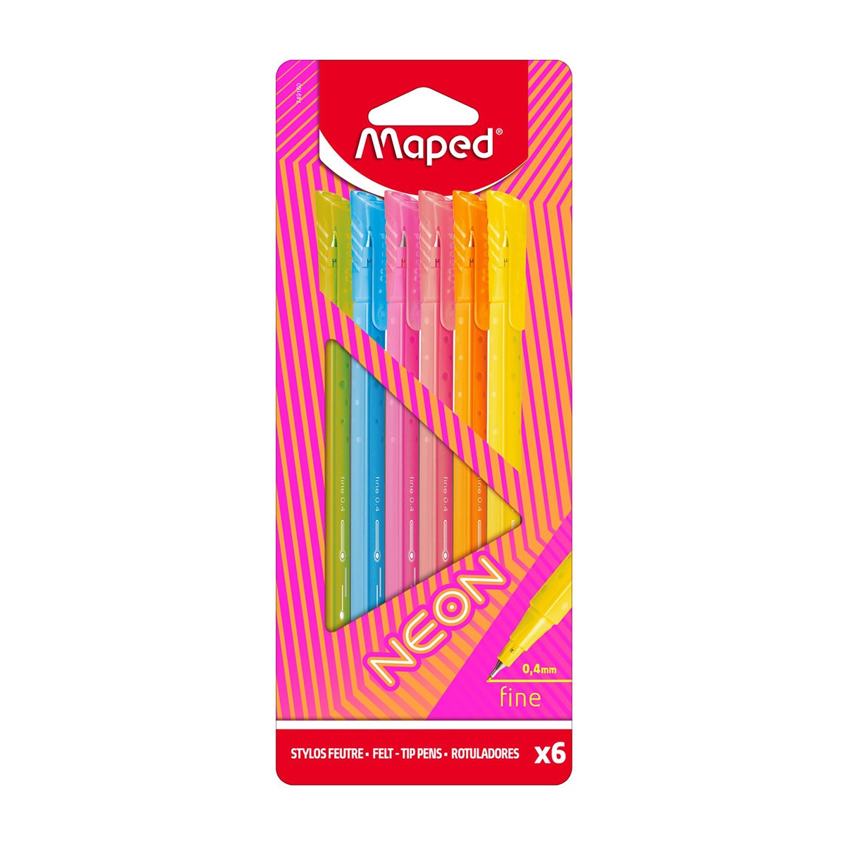 Imagen 0 de Pack 6 lapiceros de grafito Maped multicolor