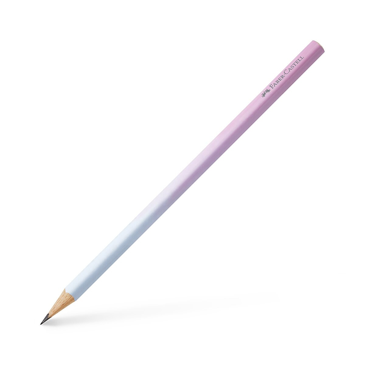 Imagen 0 de Lápiz ergonómico triangular dureza B Faber-Castell gradiente de color Blushing Sky