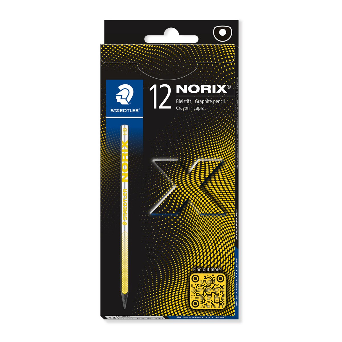 Imagem 0 de Lápis de Grafito Norix Lápis Ecológico, Design Exclusivo, STAEDTLER, Cor Metalizado com Detalles em Cor Amarelo