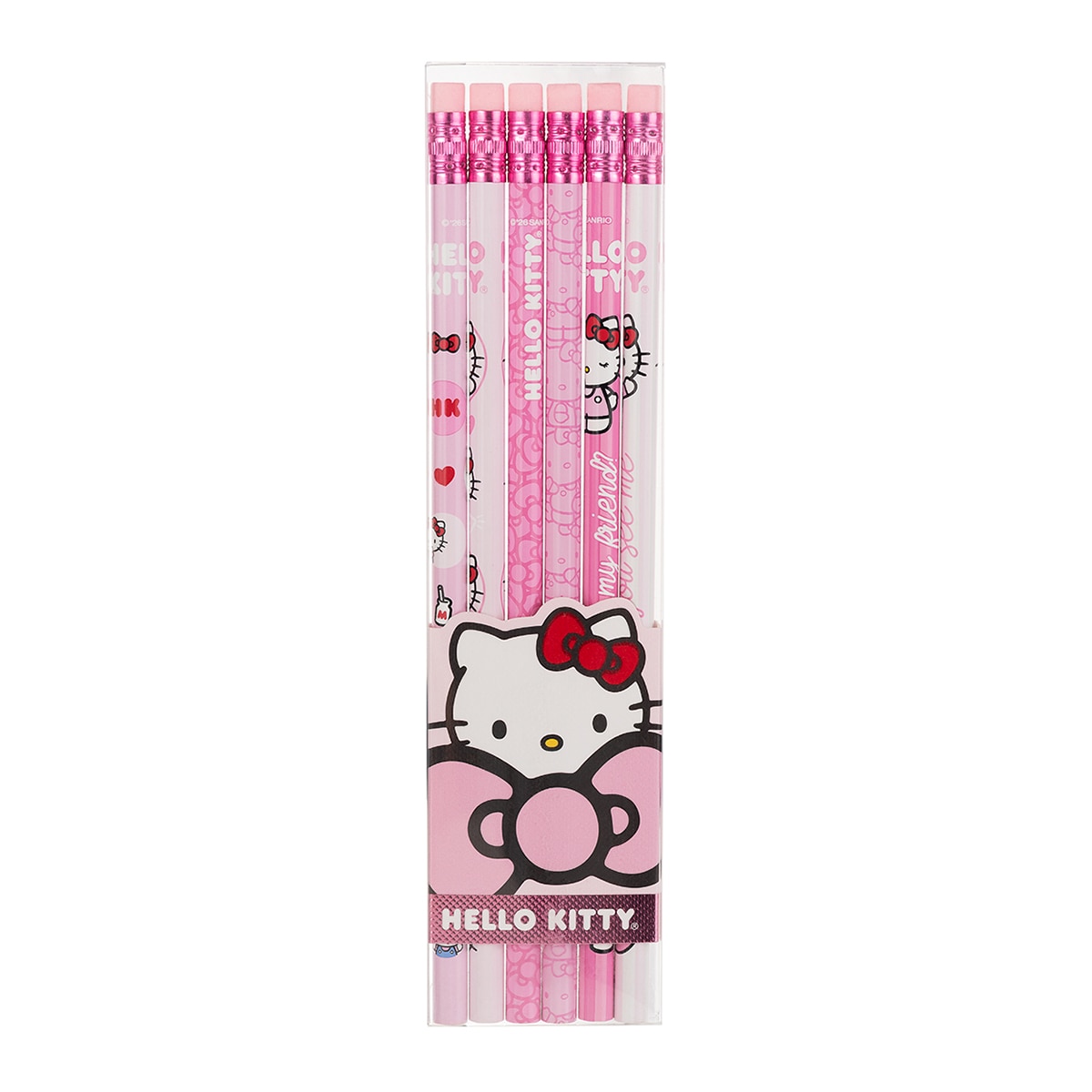 Imagen 0 de 6 lápices HB HELLO KITTY Mooving Paper