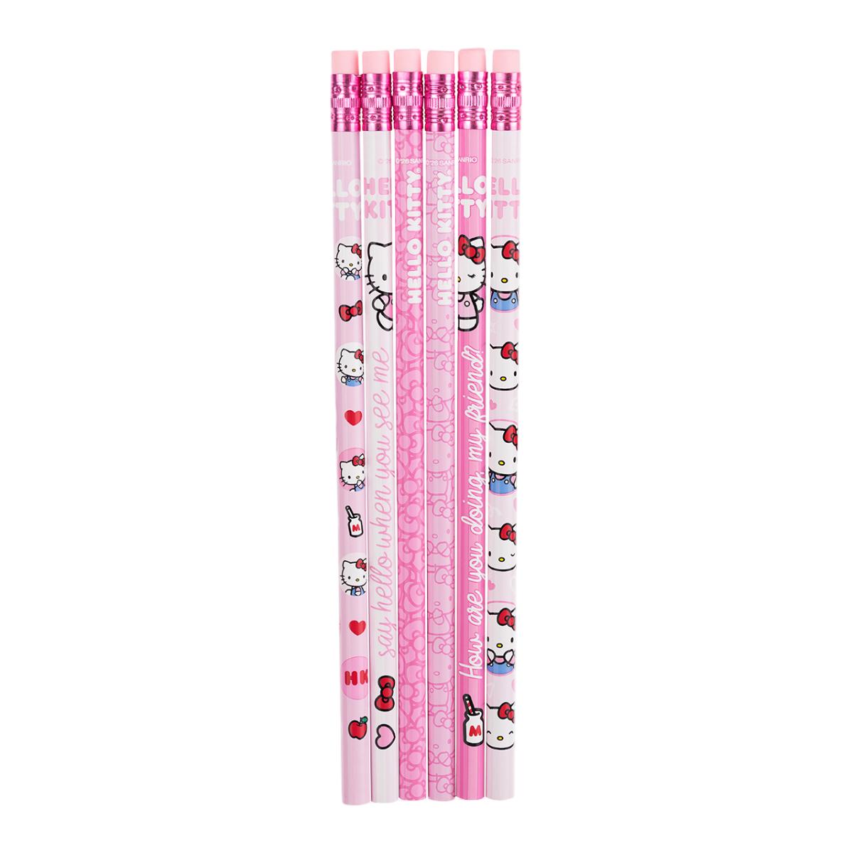6 Lápiz HB  HELLO KITTY Mooving Paper Rosa-2