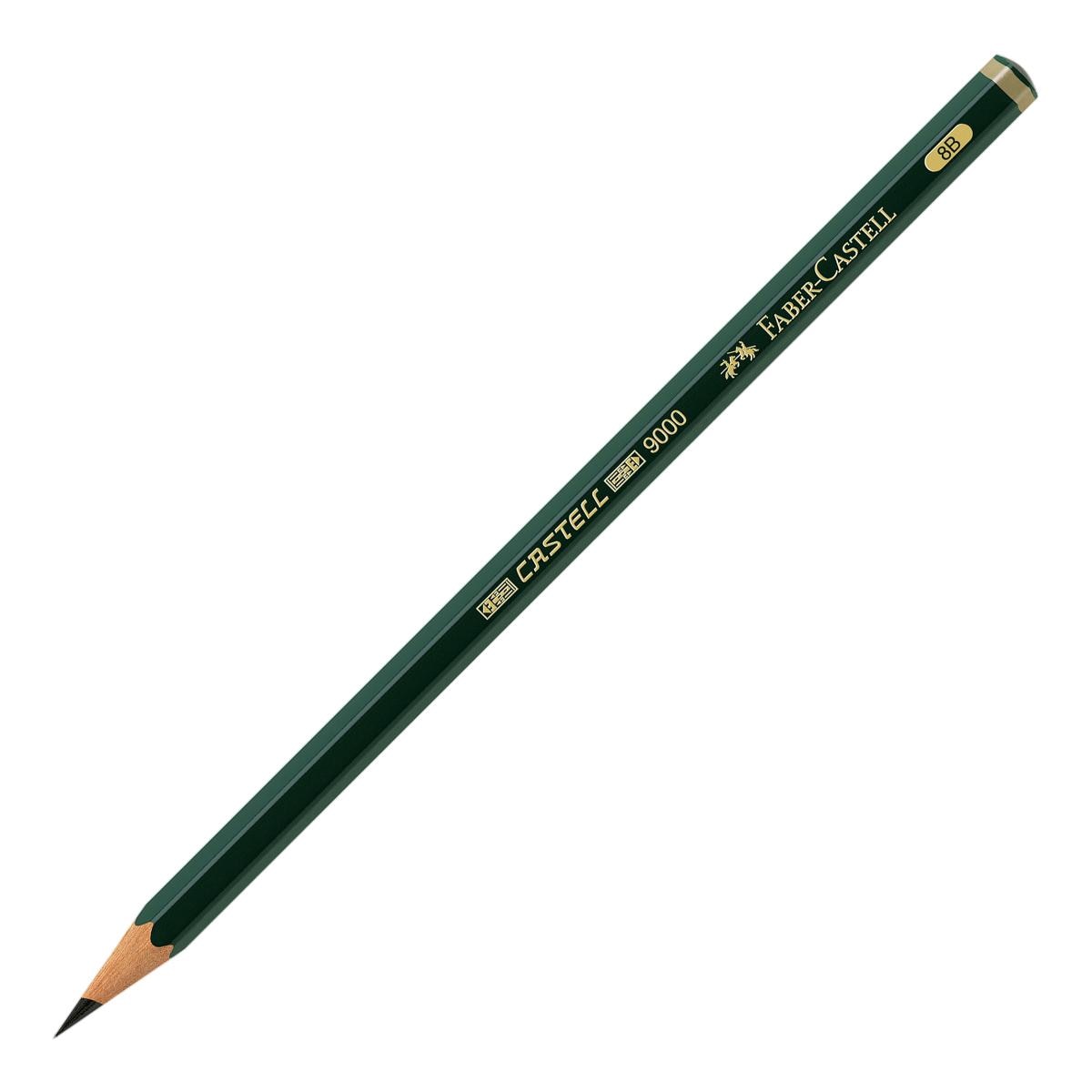 Imagen 0 de Lápiz grafito Castell 9000 graduación 8B Faber-Castell.