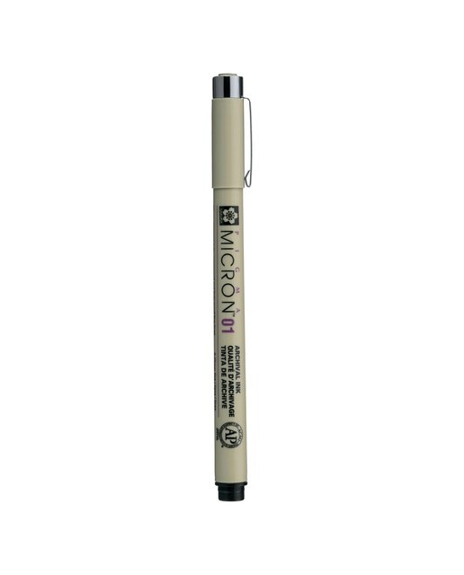 Imagem 0 de Caneta de Feltro Calibrada Grossura 01 - Preto