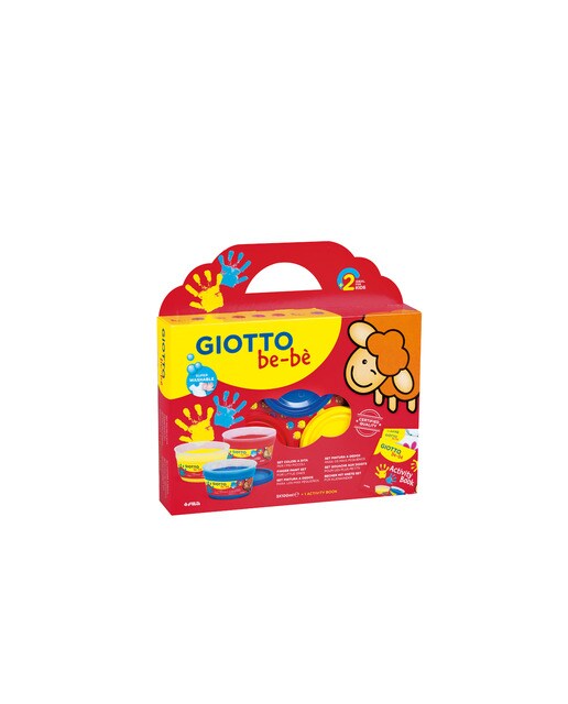 Imagem 0 de Conjunto Super Pintura com Dedos 100 ml Estojo de 3 unid. GIOTTO BE-BÈ