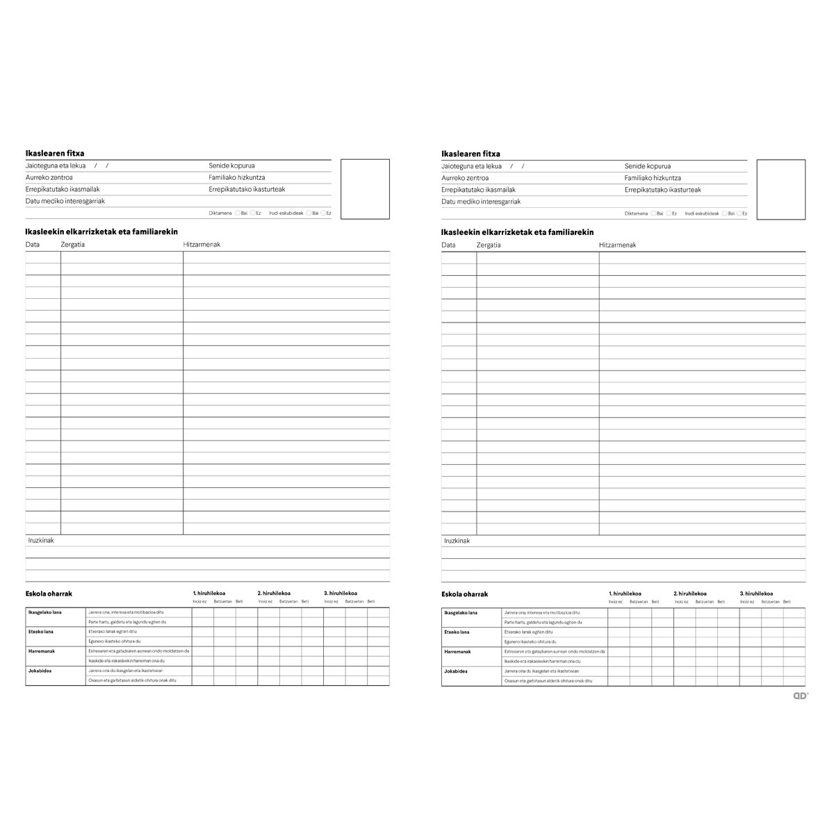 Caderno Dúplex Alaranjado Basco 3