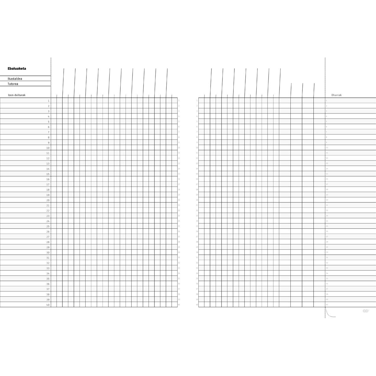 Cuaderno Tríplex Verde Euskera Additio 3