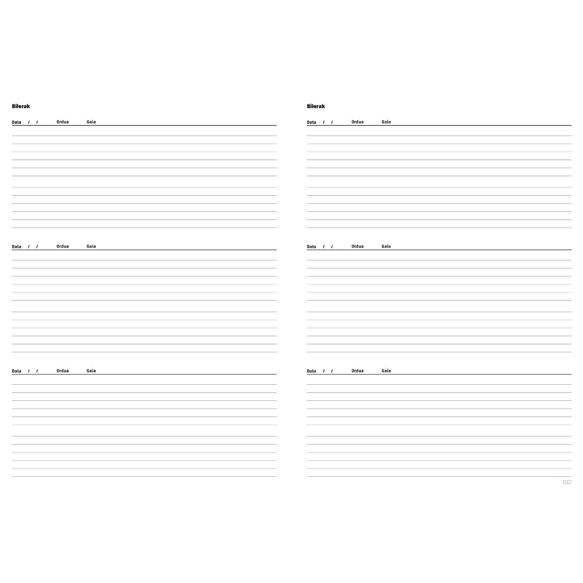 Cuaderno Tríplex Verde Euskera Additio 6
