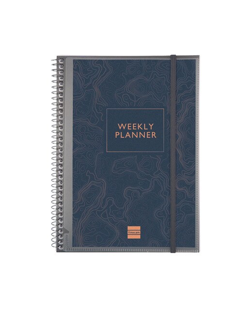 Agenda sin fechar Mytime E10 - 155x212 mm semana vista vertical Finocam internacional multilingüe 2