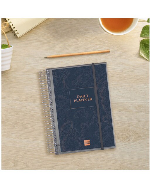Agenda sem Datas Mytime E10 1 Dia por Página Internacional Multilingue - 155x212 mm 3