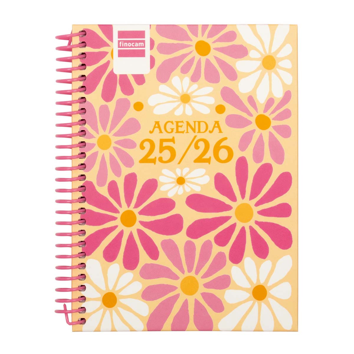 Imagen 0 de Agenda curso 2025-2026 Diva 1/8-120x164 mm semana vista horizontal Spring Finocam multilingüe