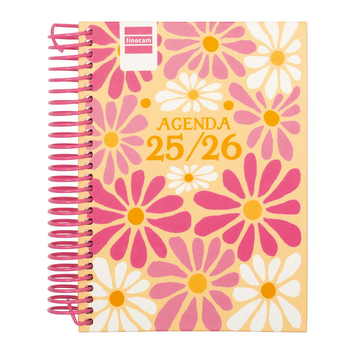 Imagen 0 de Agenda curso 2025-2026 Diva 1/8-120x164 mm 1 día página Spring Finocam multilingüe