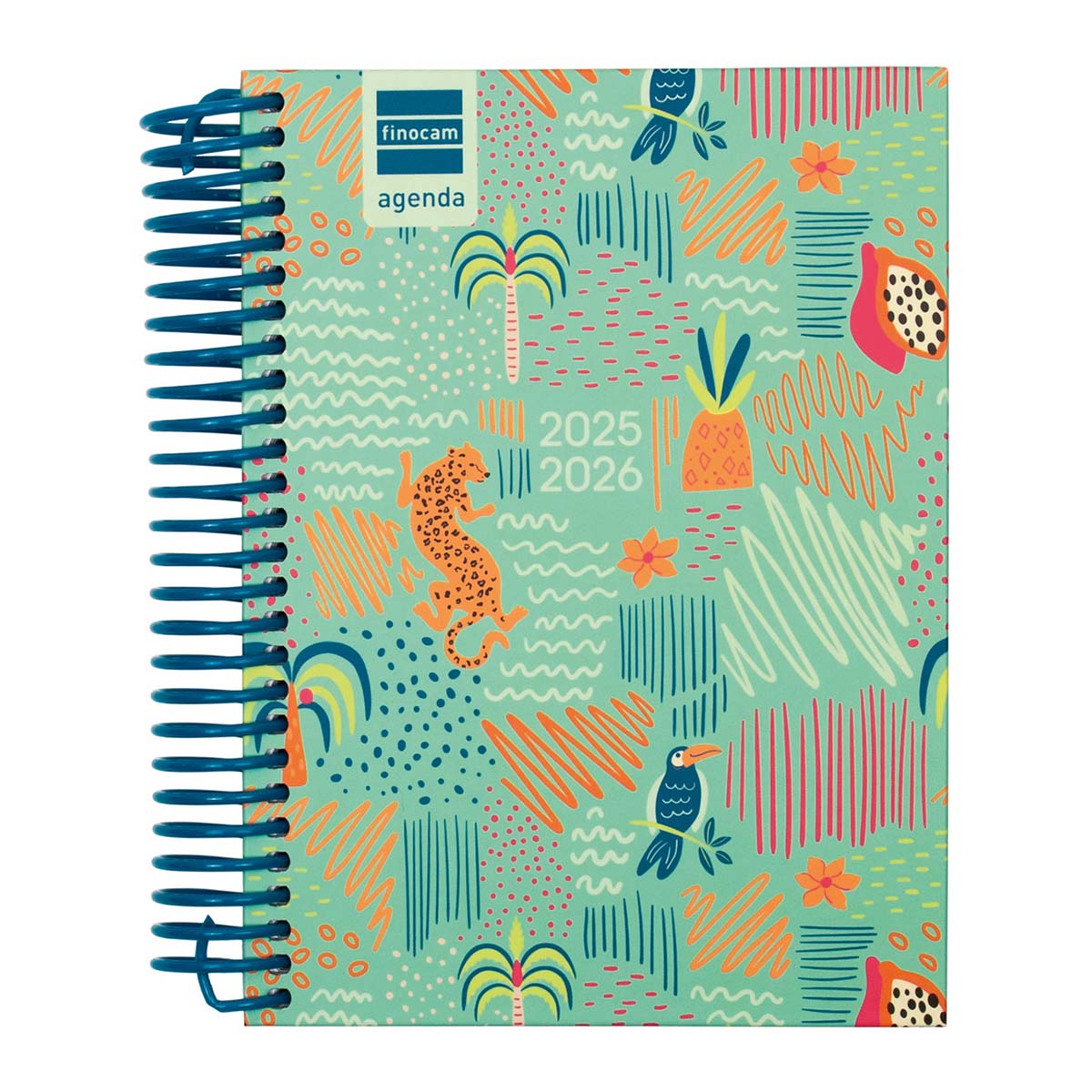 Imagen 0 de Agenda curso 2025-2026 Diva 1/8-120x164 mm 1 día página Selva Finocam multilingüe