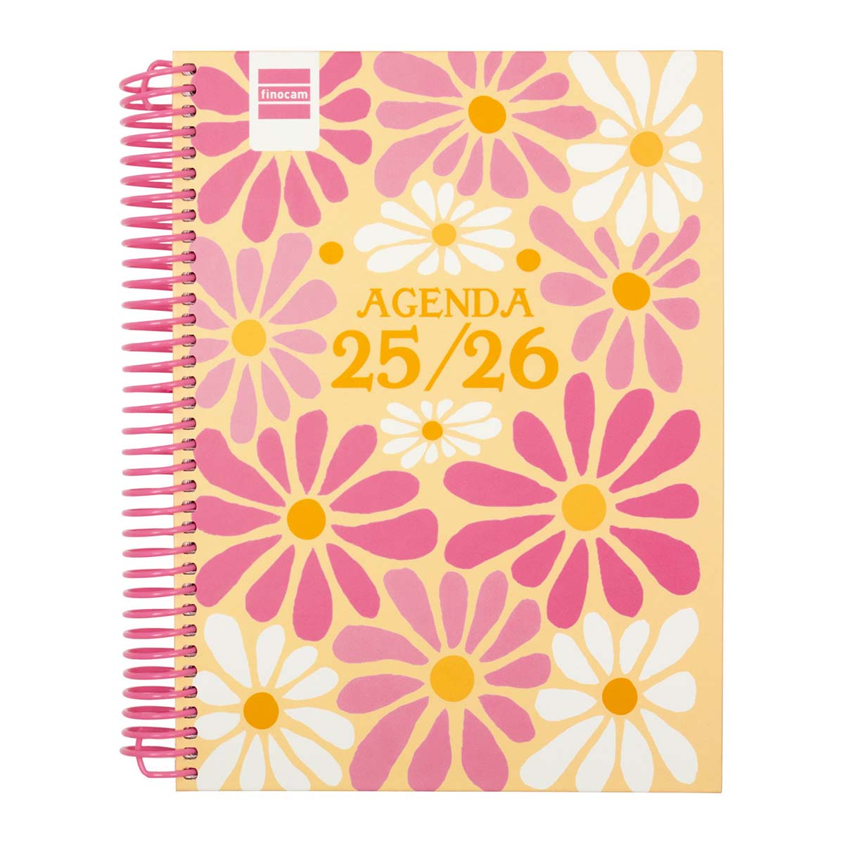 Imagen 0 de Agenda curso 2025-2026 Diva 1/4-155x212 mm 1 día página Spring Finocam multilingüe