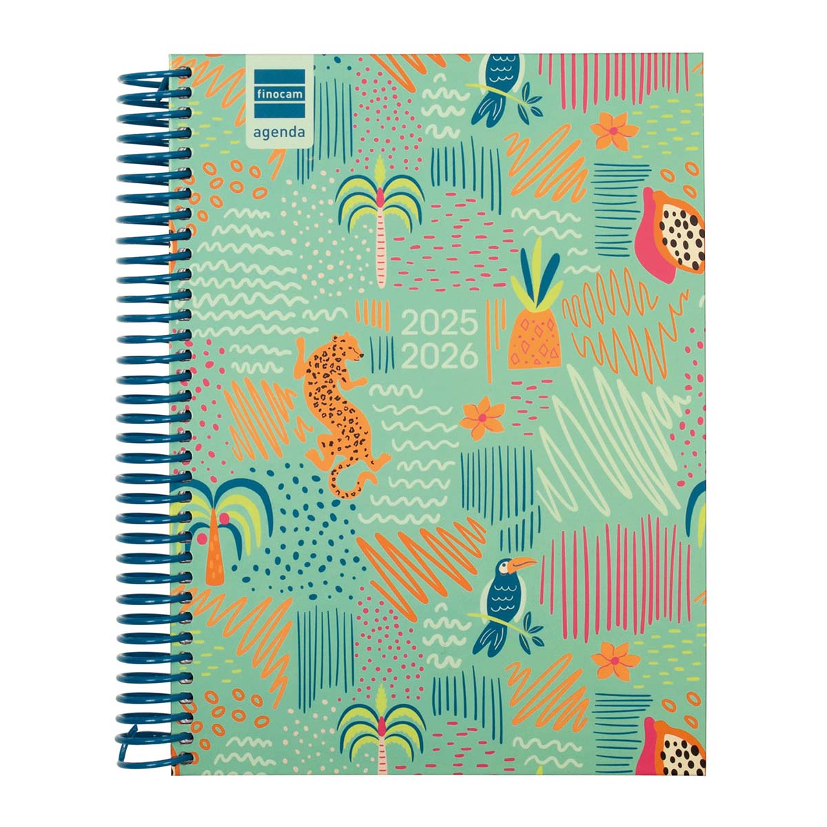 Imagen 0 de Agenda curso 2025-2026 Diva 1/4-155x212 mm 1 día página Selva Finocam multilingüe