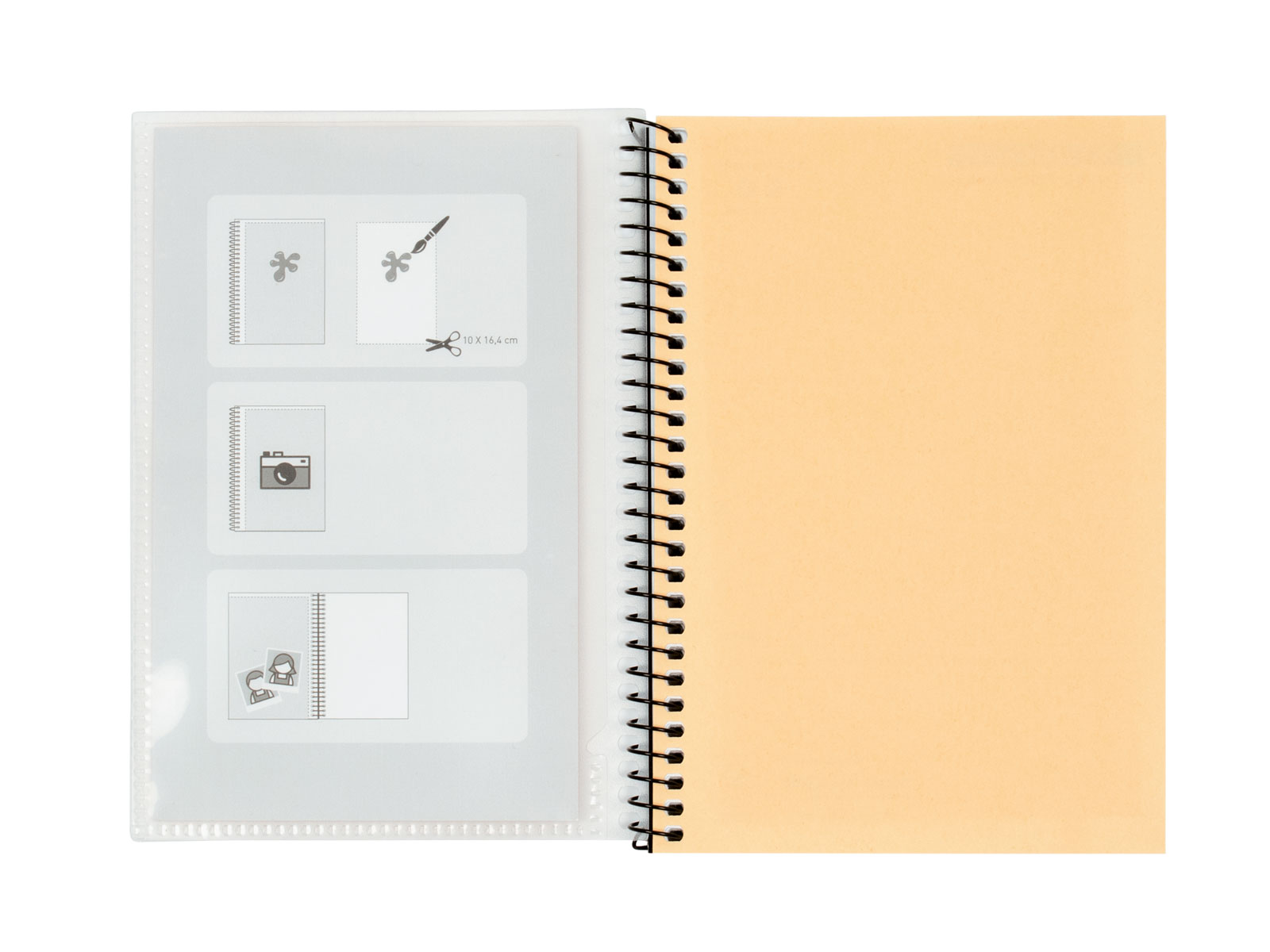 Agenda curso 2025-2026 Espir personalizable E8-120x171 mm semana vista horizontal Finocam Multicolor-5