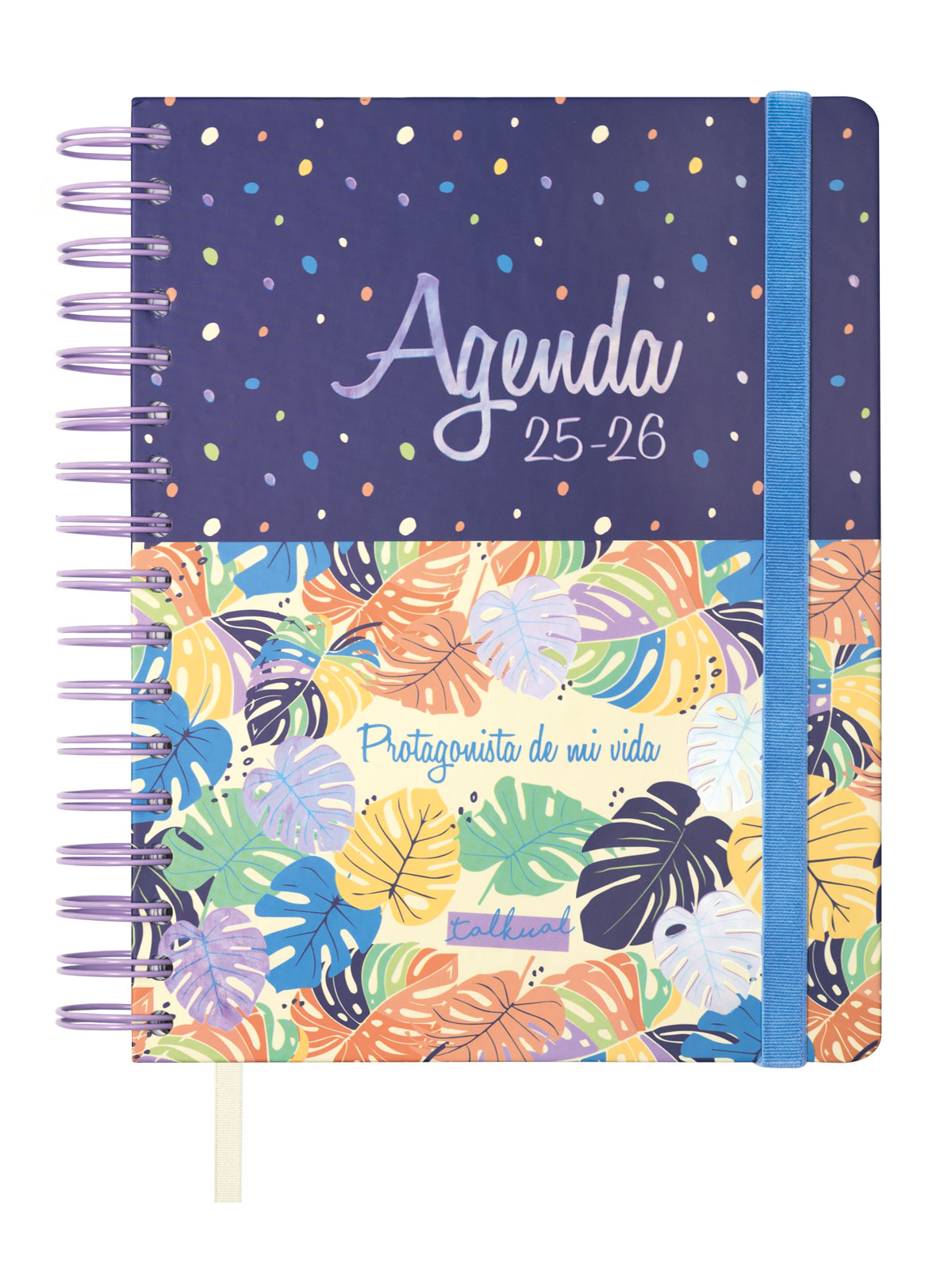 Imagen 0 de Agenda curso 2025-2026 Talkual 1/4-155x217 mm semana vista horizontal Vida Finocam