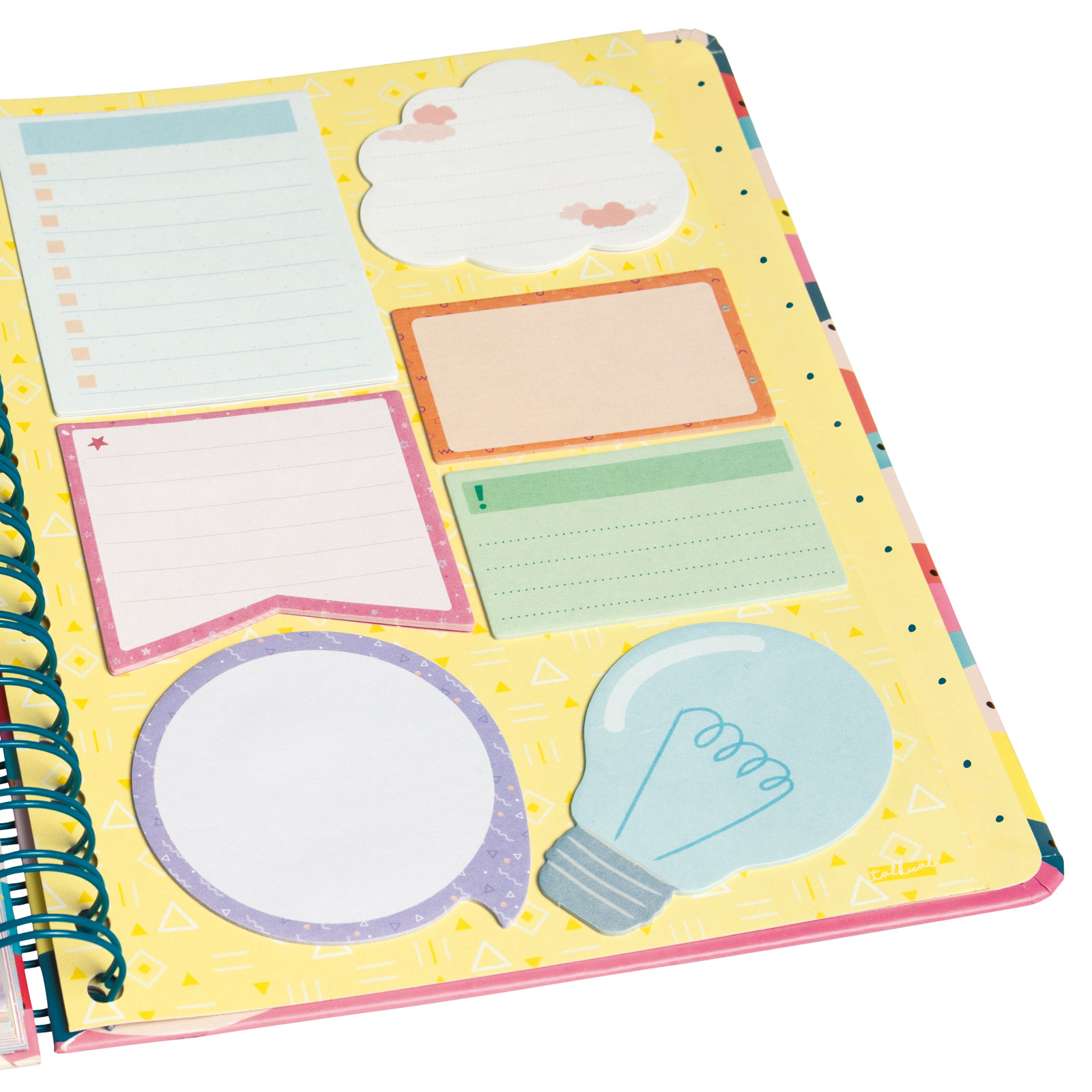 Agenda curso 2025-2026 Talkual 1/4-155x217 mm 1 día página Vida Finocam Multicolor-10