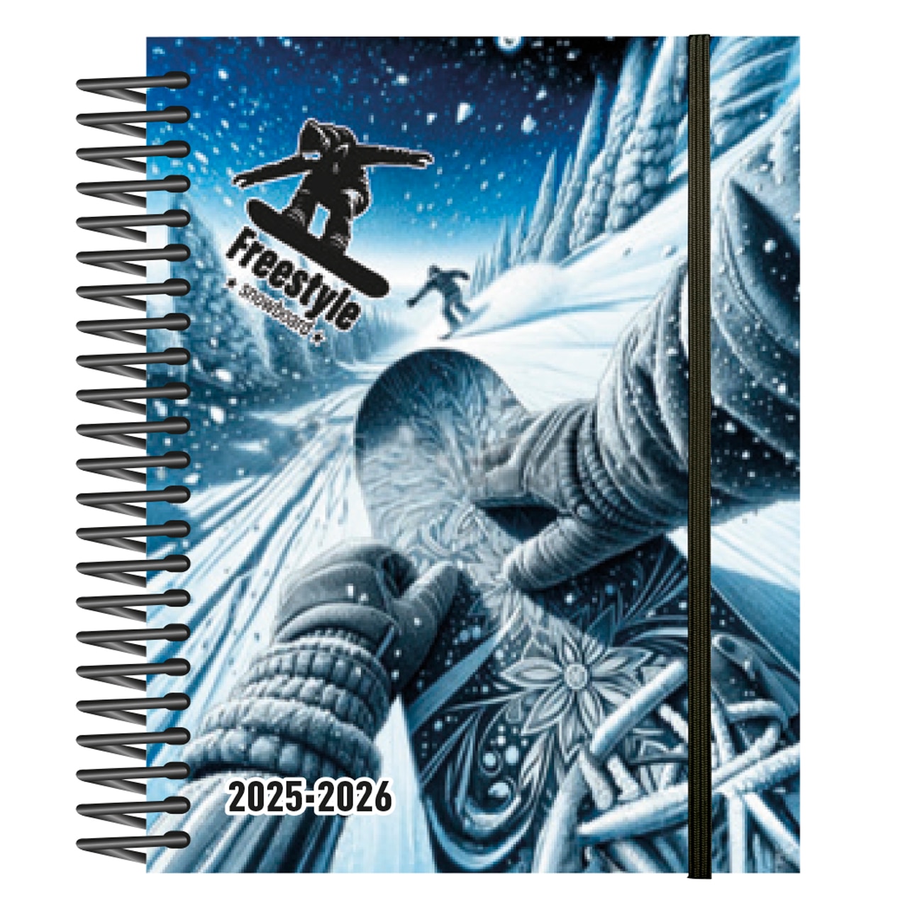 Agenda escolar 2025-2026 1 día por página A6 Student Riders Snow Senfort Multicolor-1