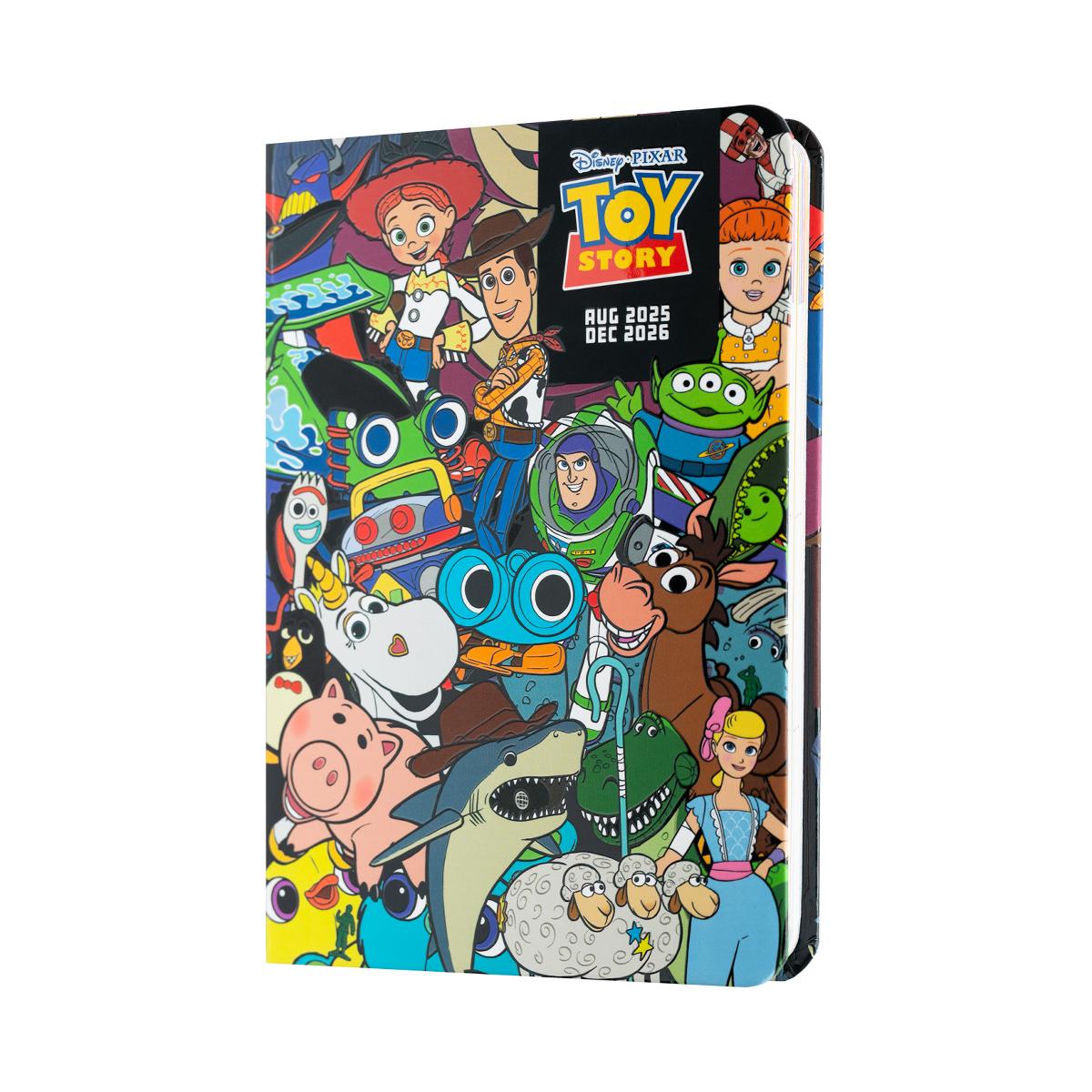Agenda escolar 2025/2026 semana vista pocket 17 meses Disney Pixar Toy Story 30 aniversario Erik azul Azul / Negro-1