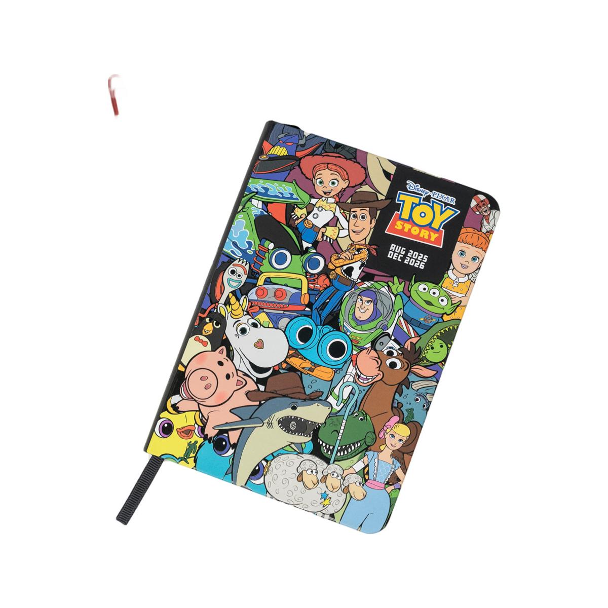 Agenda escolar 2025/2026 semana vista pocket 17 meses Disney Pixar Toy Story 30 aniversario Erik azul Azul / Negro-3