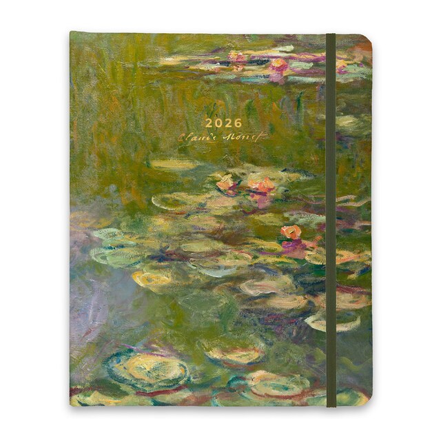 Imagen 0 de Agenda 17 meses 2025/2026 semana vista Idole Monet Kokonote verde