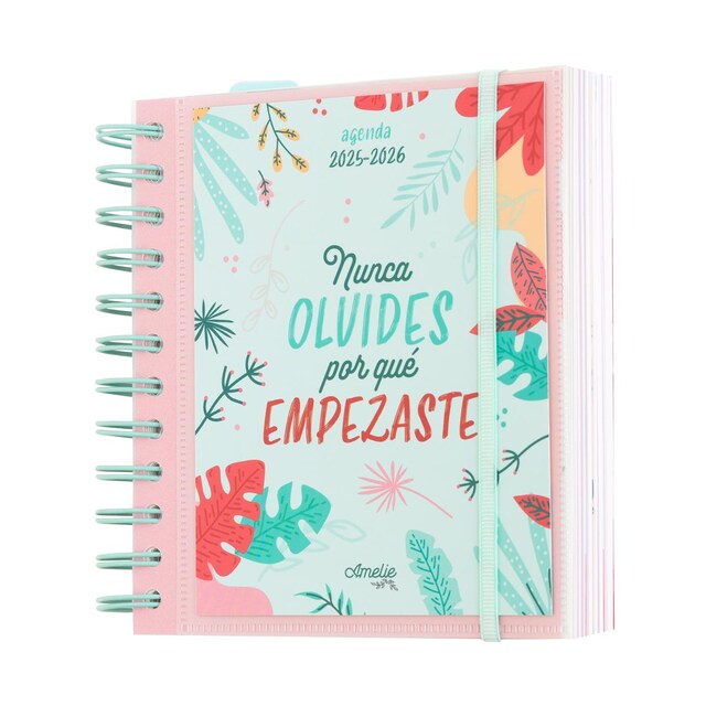 Imagem 0 de Agenda Escolar 2025/2026 1 Día por Página M 11 Meses Amelie Erik - Azul