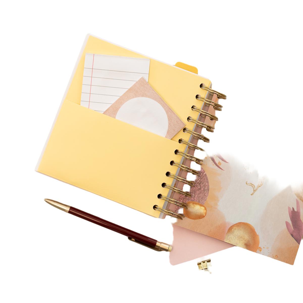 Agenda escolar 2025/2026 día página M 11 meses Glitter Erik beige Beige / Marrón-6