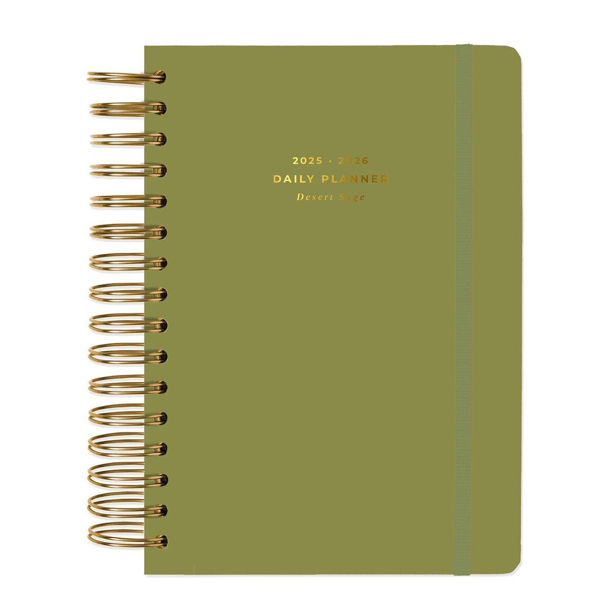Agenda escolar 2025/2026 día página Muse Desert sage Kokonote verde Verde-1